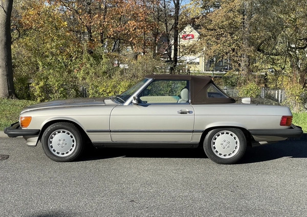 Mercedes-Benz SL cena 139000 przebieg: 90000, rok produkcji 1987 z Luboń małe 781